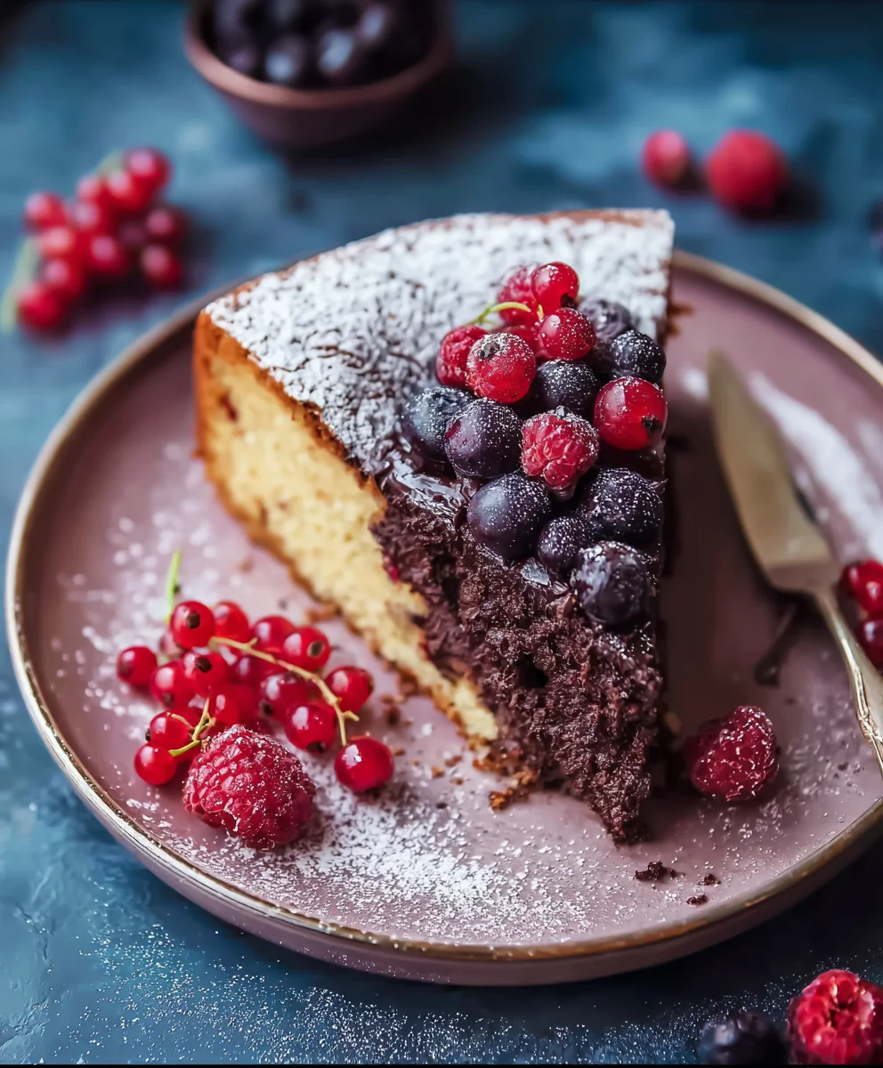Ovomaltine Schoggi-Kuchen mit Himbeeren (ohne Alkohol)