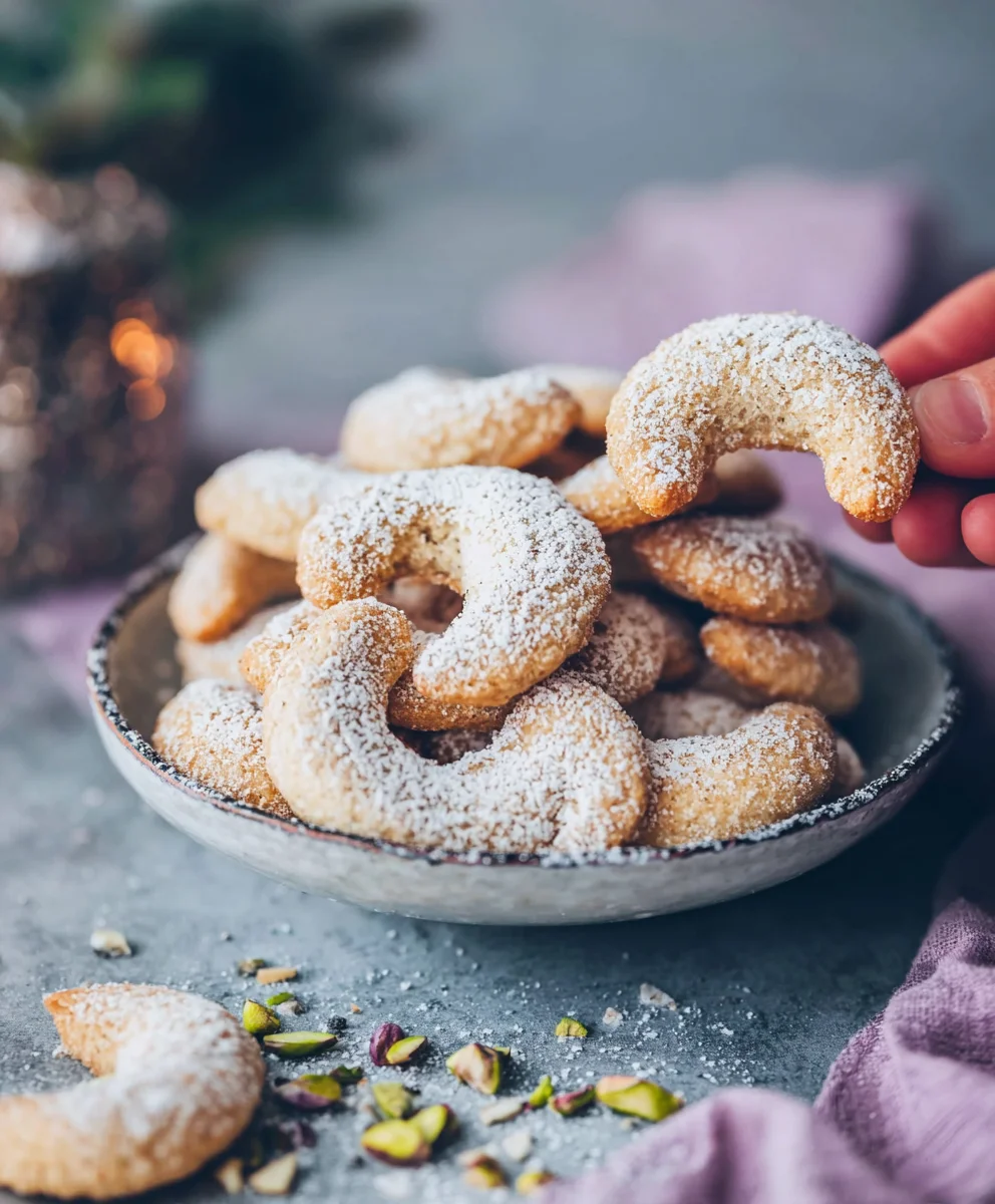 Vegane Vanillekipferl: Zarte, einfache & leckere Weihnachtskekse