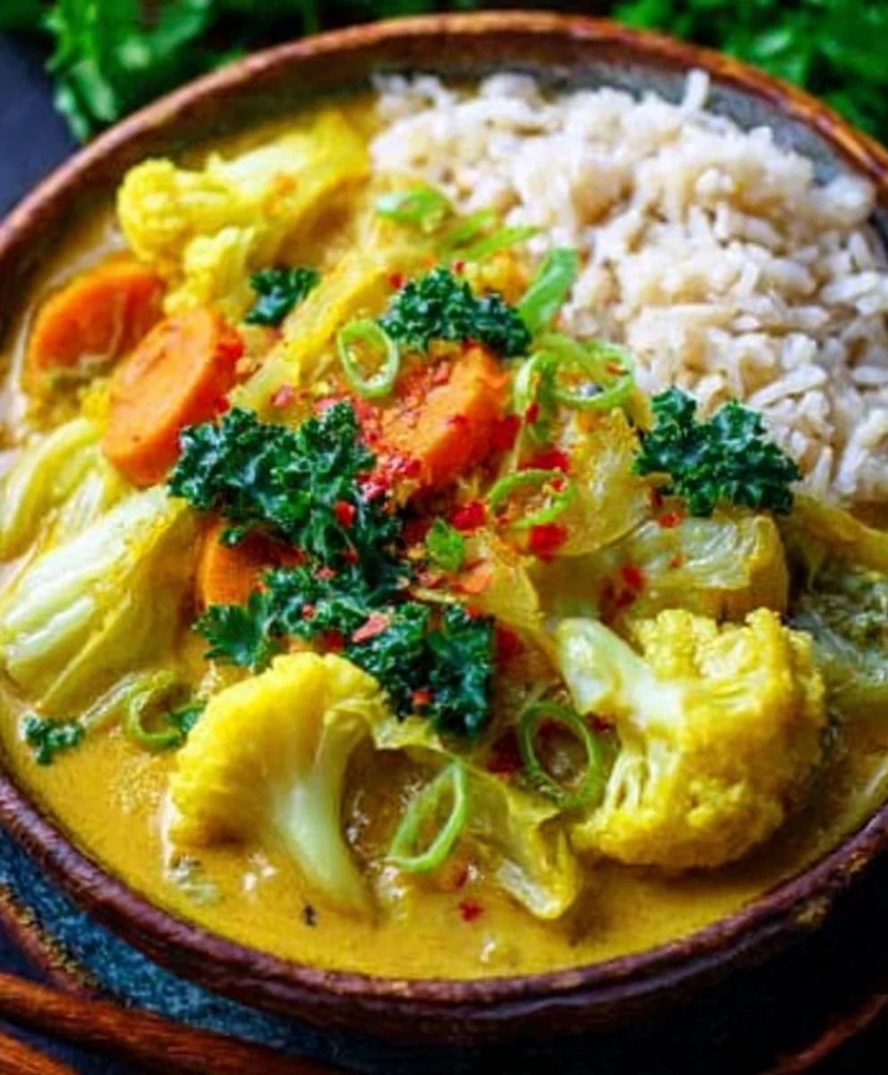 Spitzkohl Curry mit Kokos: Einfach & Lecker