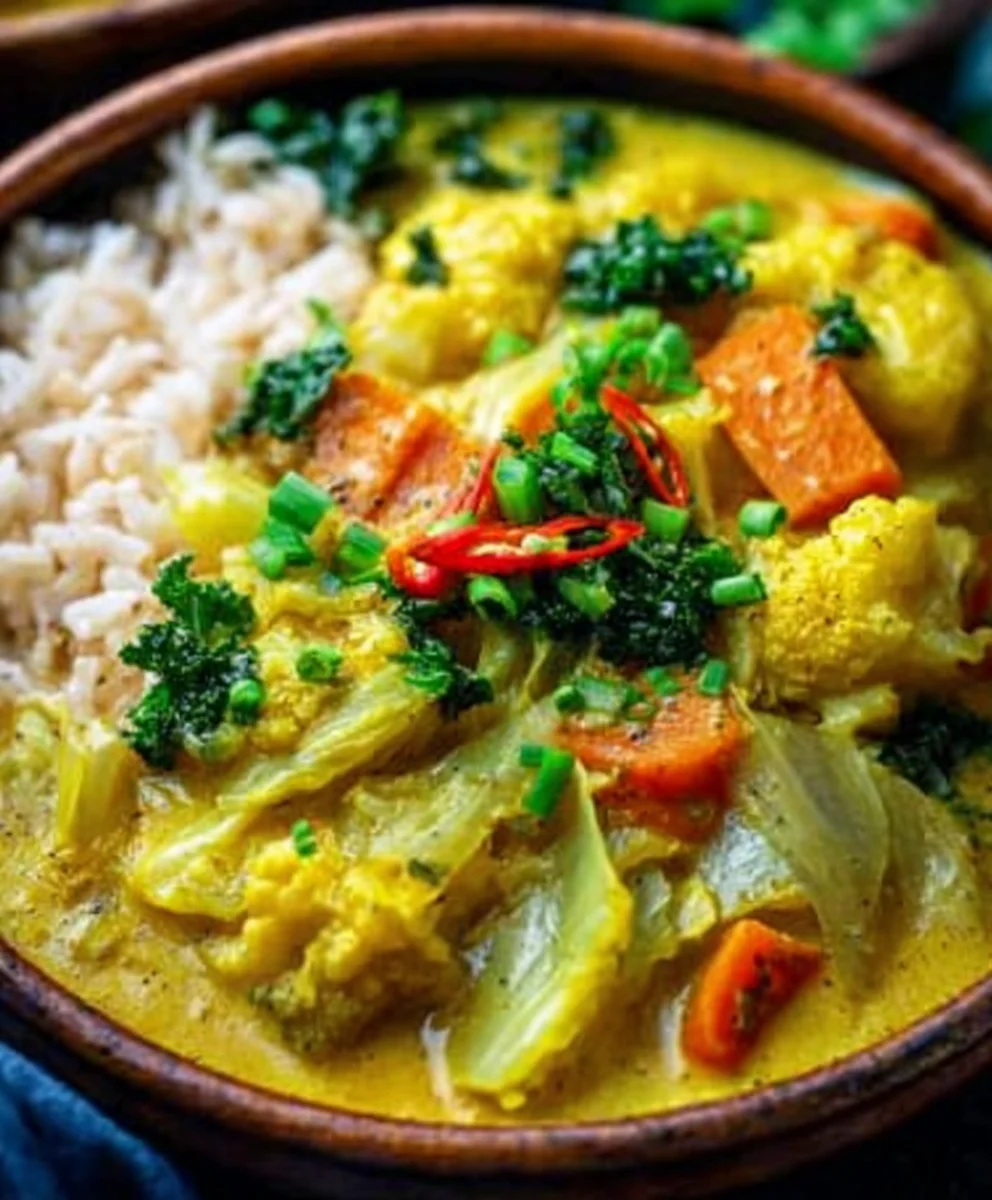 Spitzkohl Curry mit Kokos: Einfach & Lecker