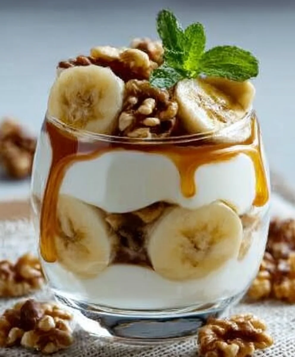 Joghurt mit Honig, Banane & Walnüssen – Einfach lecker!