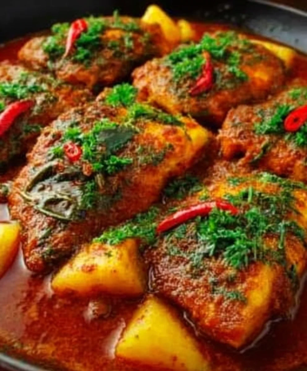 Marokkanischer Fisch: würzige Soße, klassisch