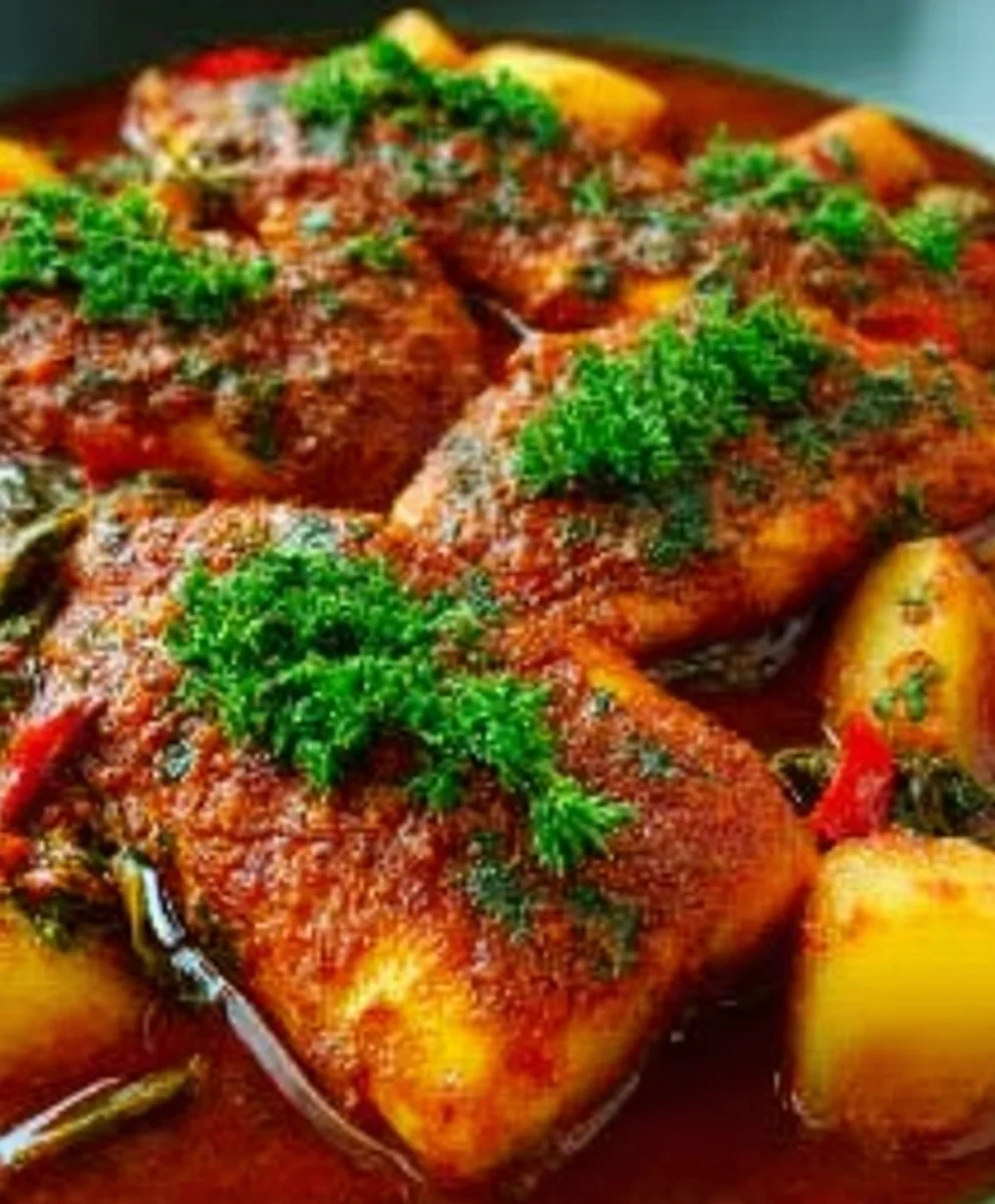 Marokkanischer Fisch: würzige Soße, klassisch