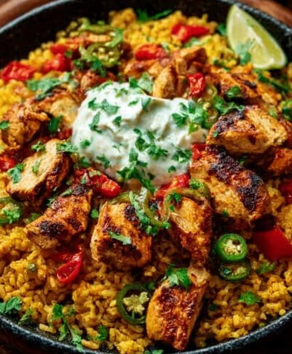 Taco-Reispfanne Hähnchen: Blitzschnell & Lecker!