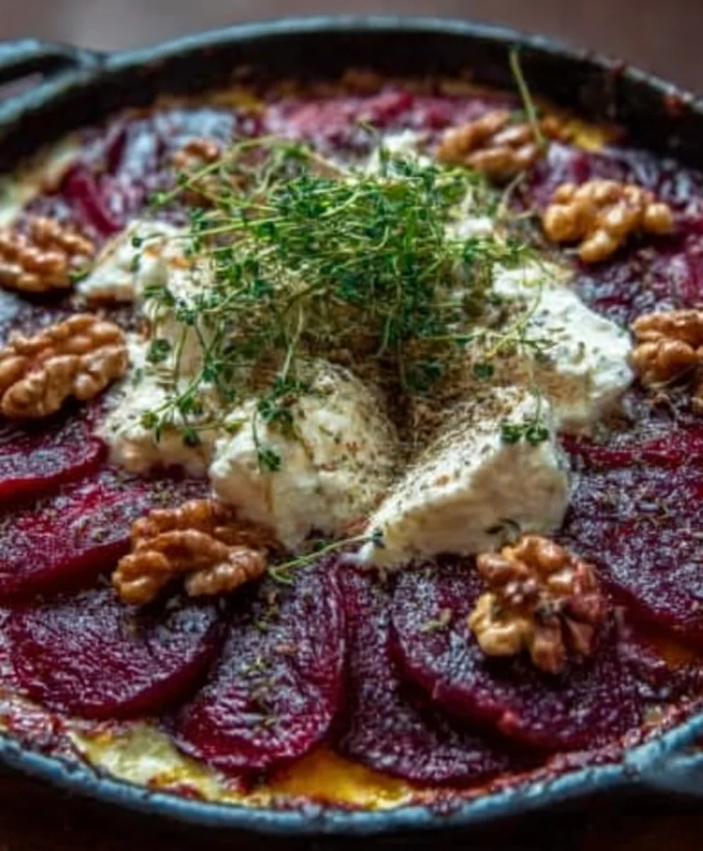 Rote-Bete-Gratin mit Ziegenkäse: Leckerer Genuss